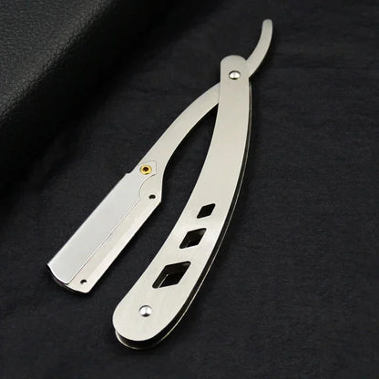 Professional Stainless Steel Folding Straight Razor for Men and Women