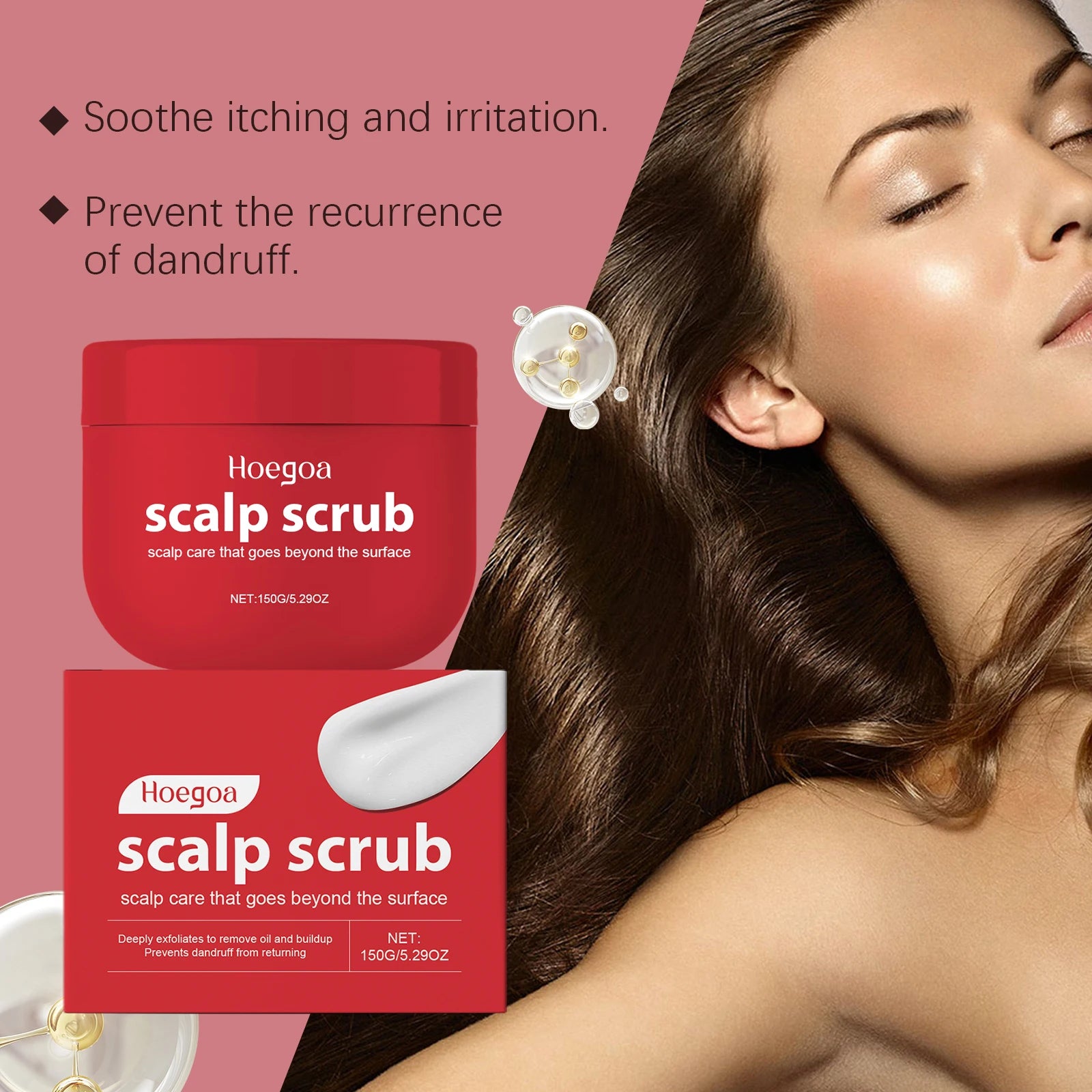 Deep Cleansing Scalp Scrub Exfoliator for Dandruff Relief and Oil Control - 11