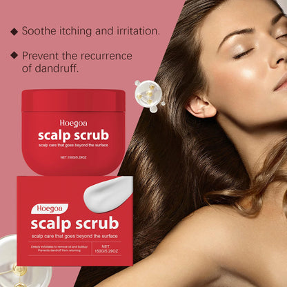 Deep Cleansing Scalp Scrub Exfoliator for Dandruff Relief and Oil Control