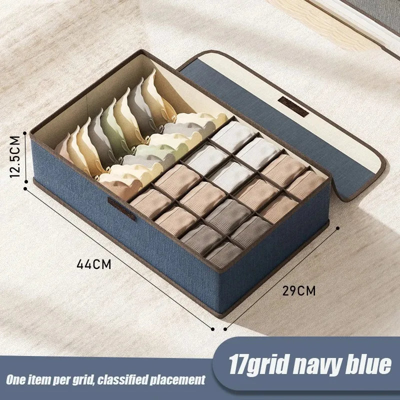 Foldable 3-in-1 Drawer Organizer for Underwear & Socks - 21