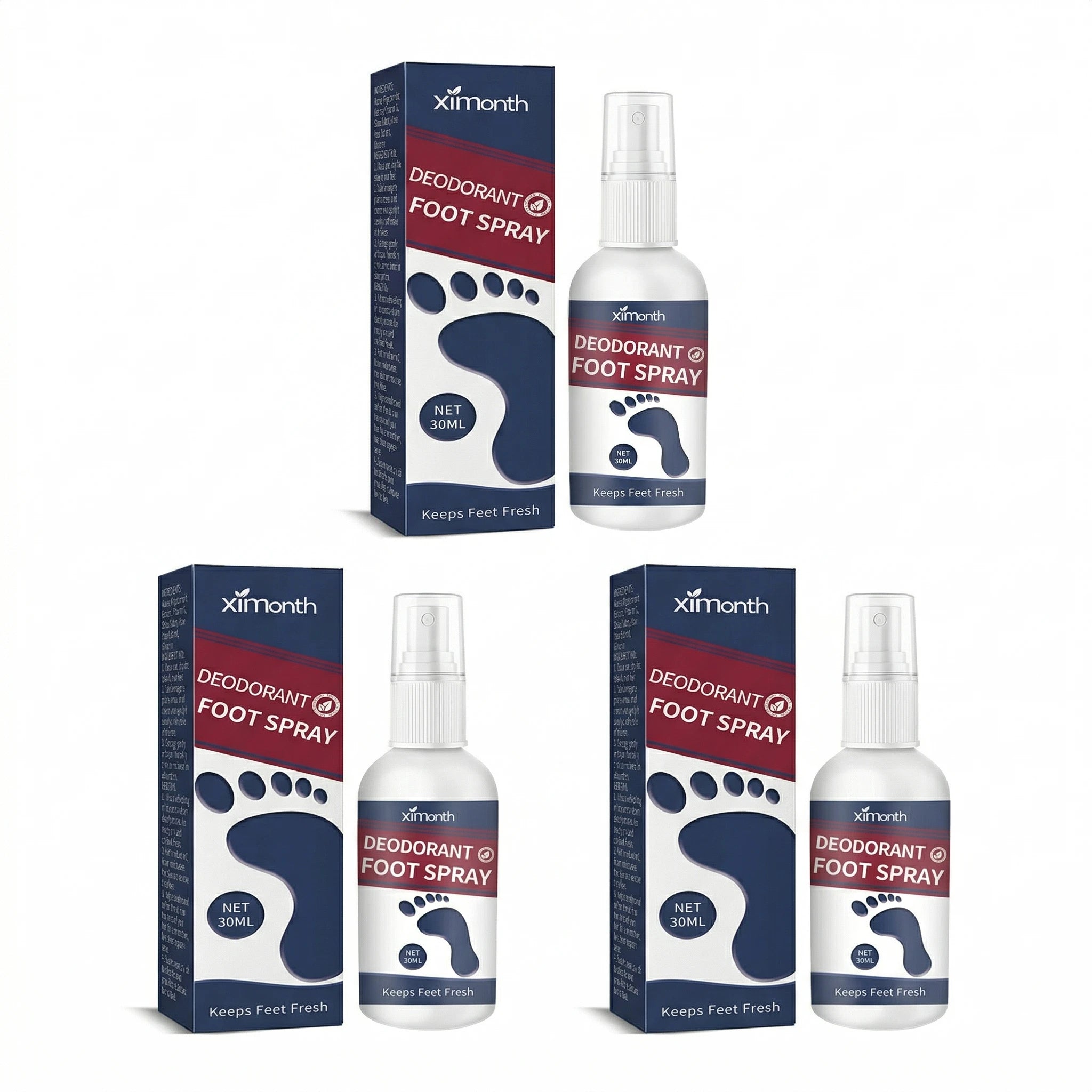 Refreshing Foot Deodorant Spray - Anti-Odor & Nourishing Heel Care - 11