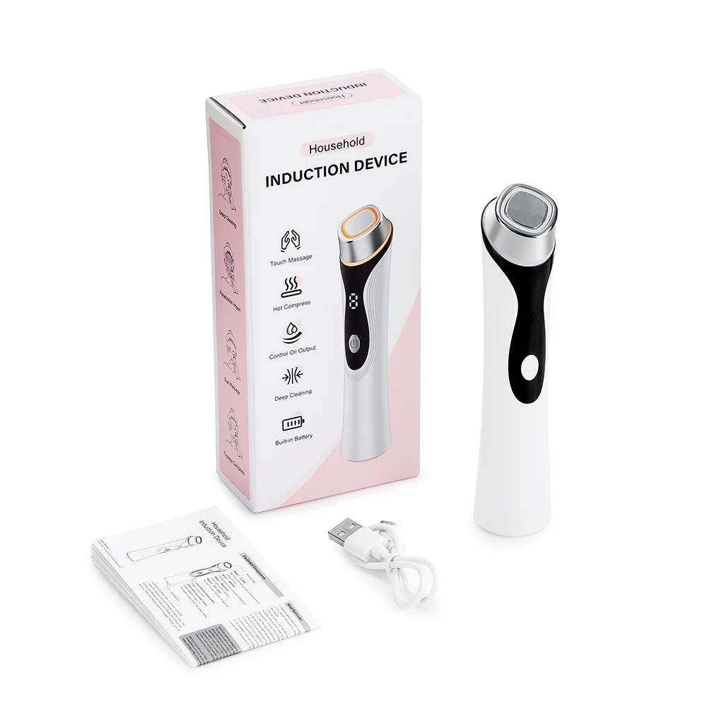 4-in-1 LED Facial Massager - Deep Pore Cleansing & Skin Tightening Beauty Device - 14