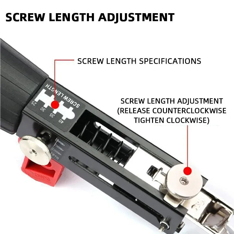 Automatic Chain Screw Gun Attachment for Electric Drills & Woodworking - 5
