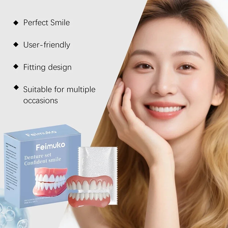 Premium Temporary Smile Veneers - Comfortable Fit for Missing or Chipped Teeth - 11