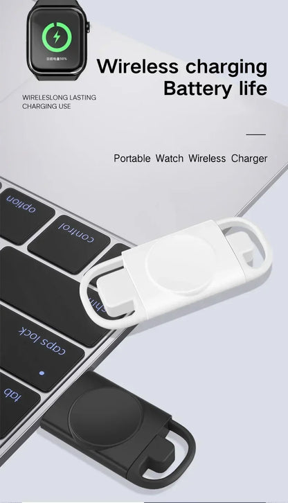 Portable Magnetic Wireless Fast Charger for All Apple Watch Series