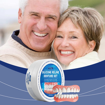 Flexible Silicone Cosmetic Denture Reline Set for Instant Smile Transformation