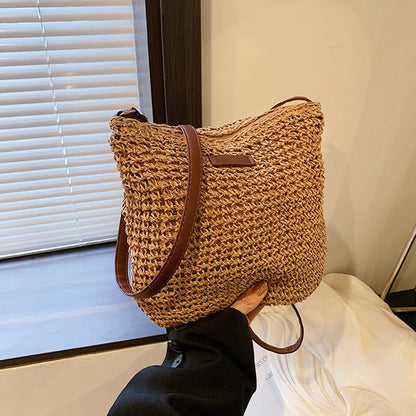 Bohemian Straw Tote