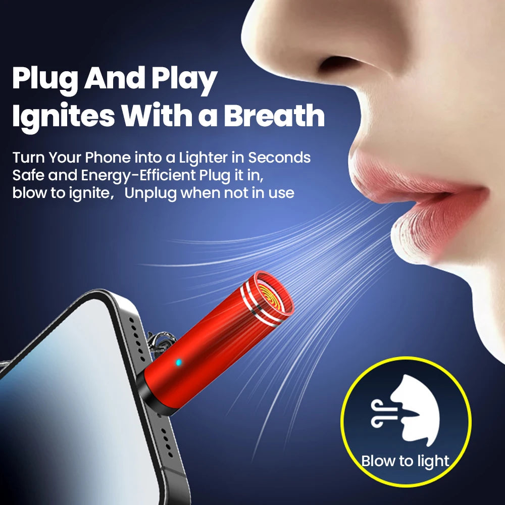 Mini USB-C Portable Cigarette Lighter - Instant Flameless Igniter