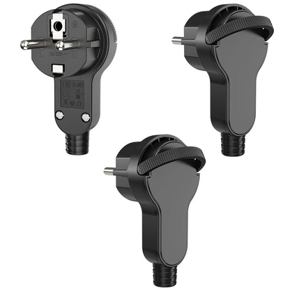 Ultra-Thin Folding Flat Plug 4000W - Space Saving Wall Power Connector