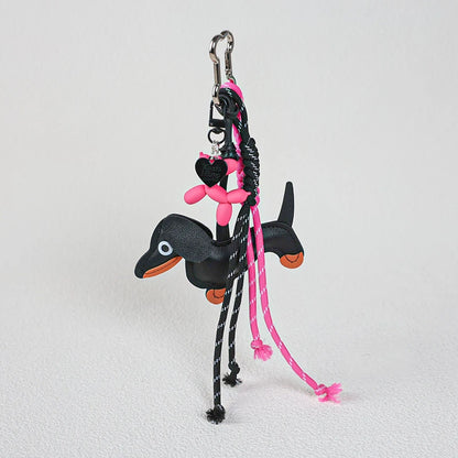 Luxury Sausage Dog Keychain