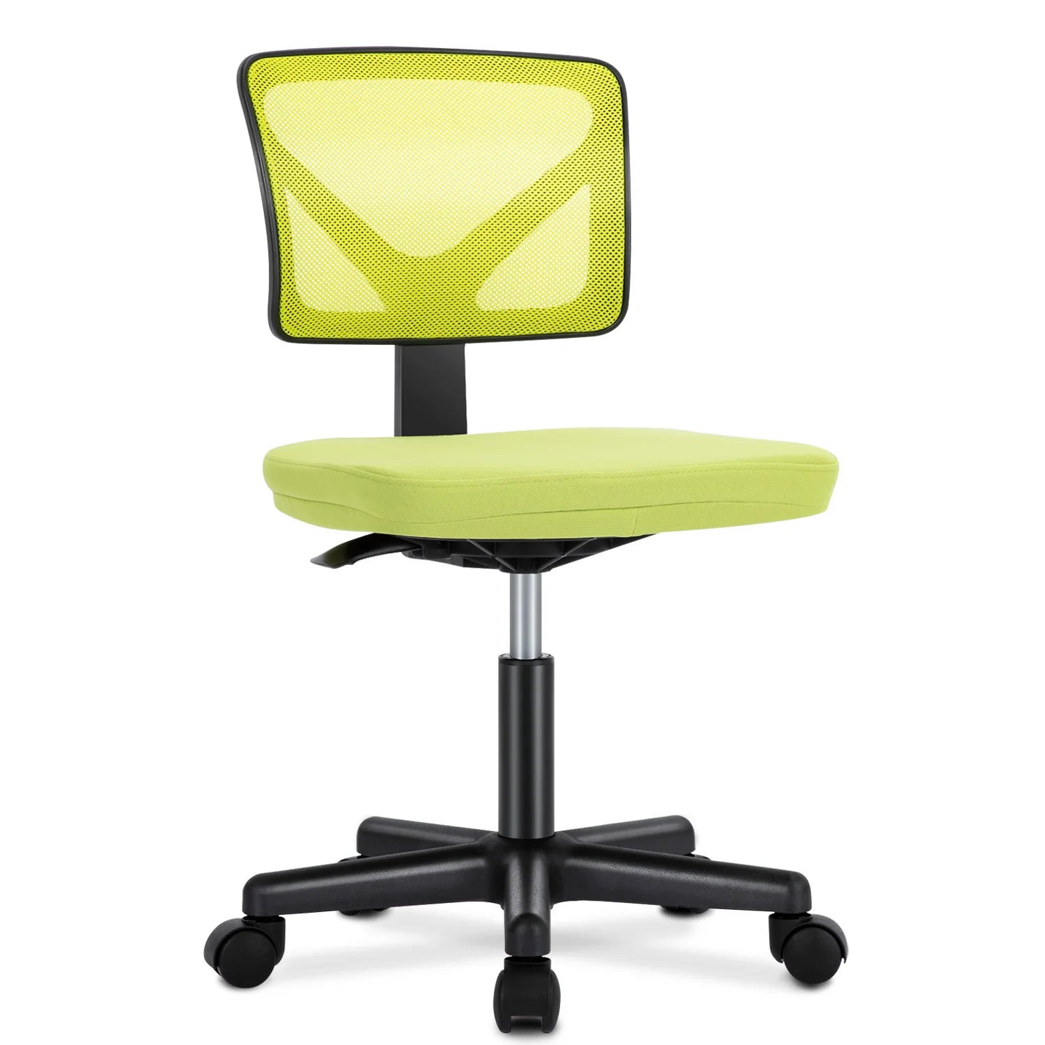 Ergonomic Mesh Armless Office Chair with Lumbar Support & Adjustable Height - 13