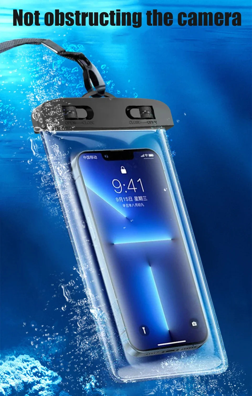 Waterproof Universal Phone Pouch - Underwater Dry Bag for Smartphones - 8