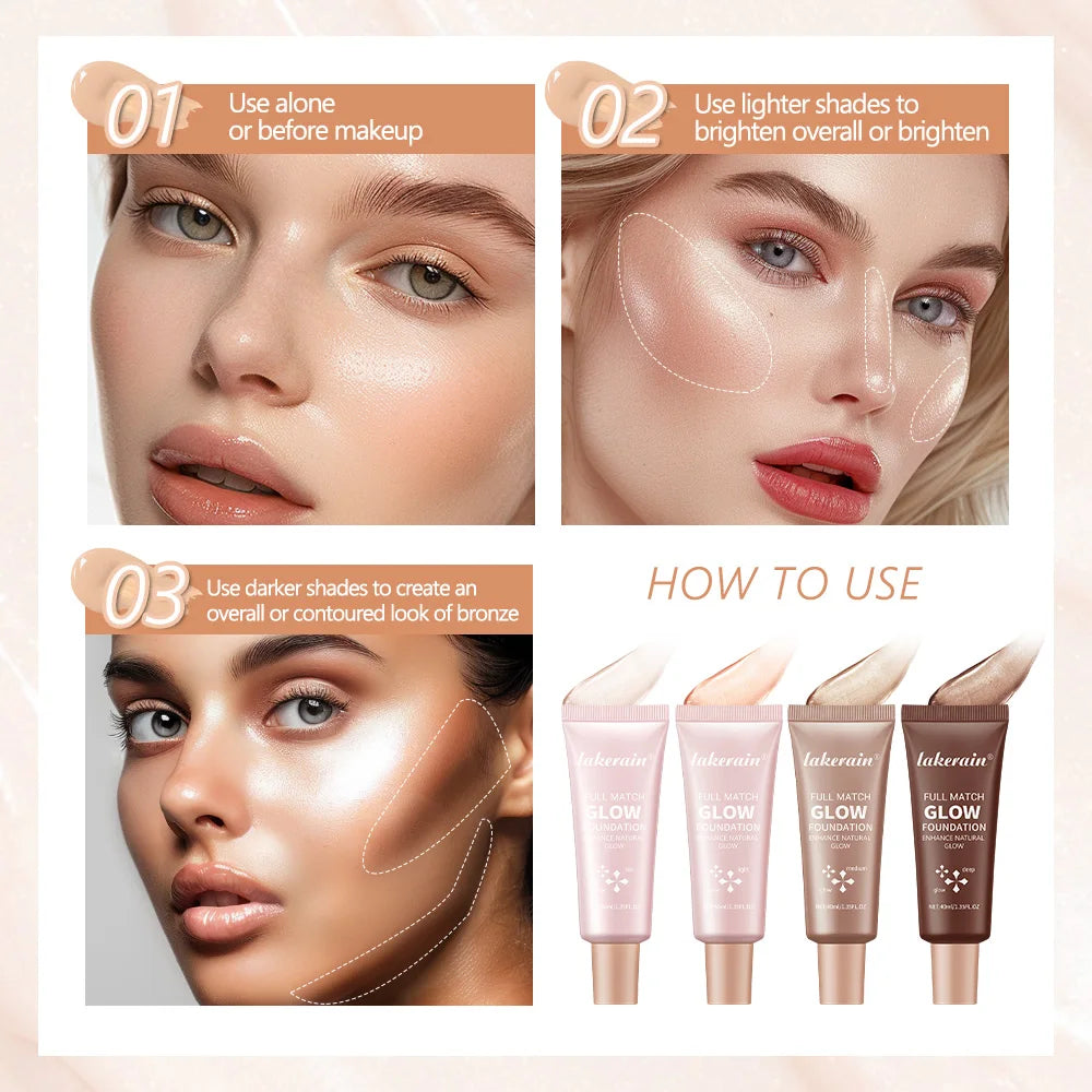 Multi-Purpose Liquid Glow Booster Face & Body Illuminator - 3