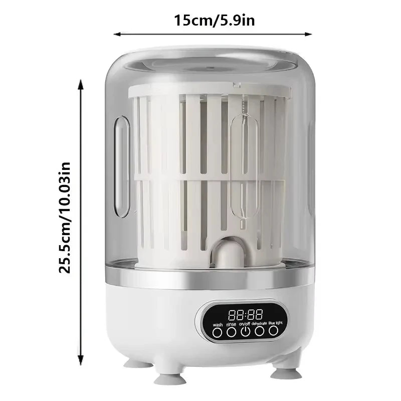 3L Portable Mini Washing Machine for Socks & Underwear | USB-C