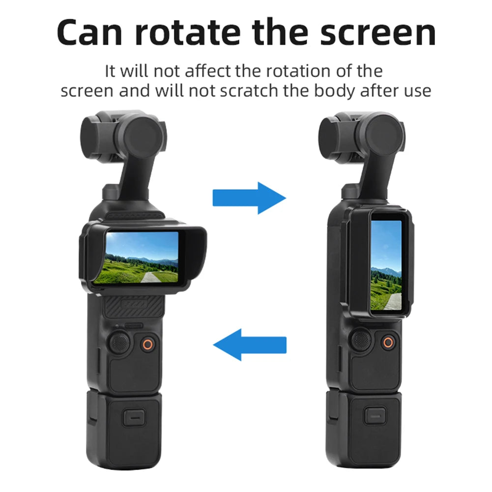 Sun Shade for DJI Osmo Pocket 3 - Anti-Glare Screen Hood & Light Shield - 23