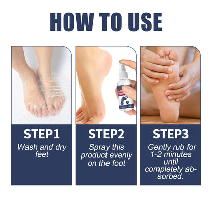 Refreshing Foot Deodorant Spray - Anti-Odor & Nourishing Heel Care