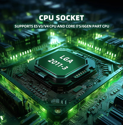 ZSUS X99 LGA2011-3 Motherboard Kit with Xeon E5-2630 v4 & 16GB DDR4 RAM