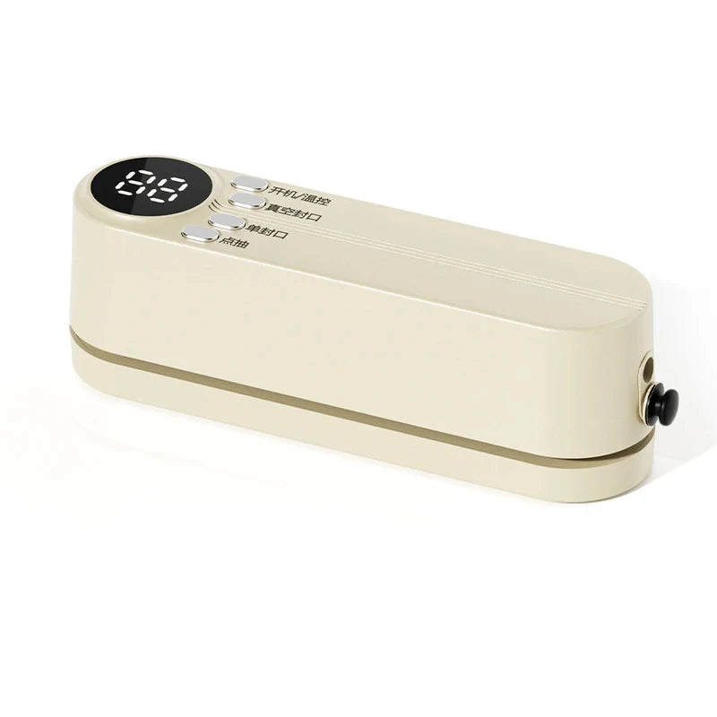 Wireless Portable Food Vacuum Sealer Machine USB Rechargeable Air Pump