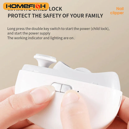 3-in-1 Electric Baby Nail Clipper & Safe Automatic Trimmer