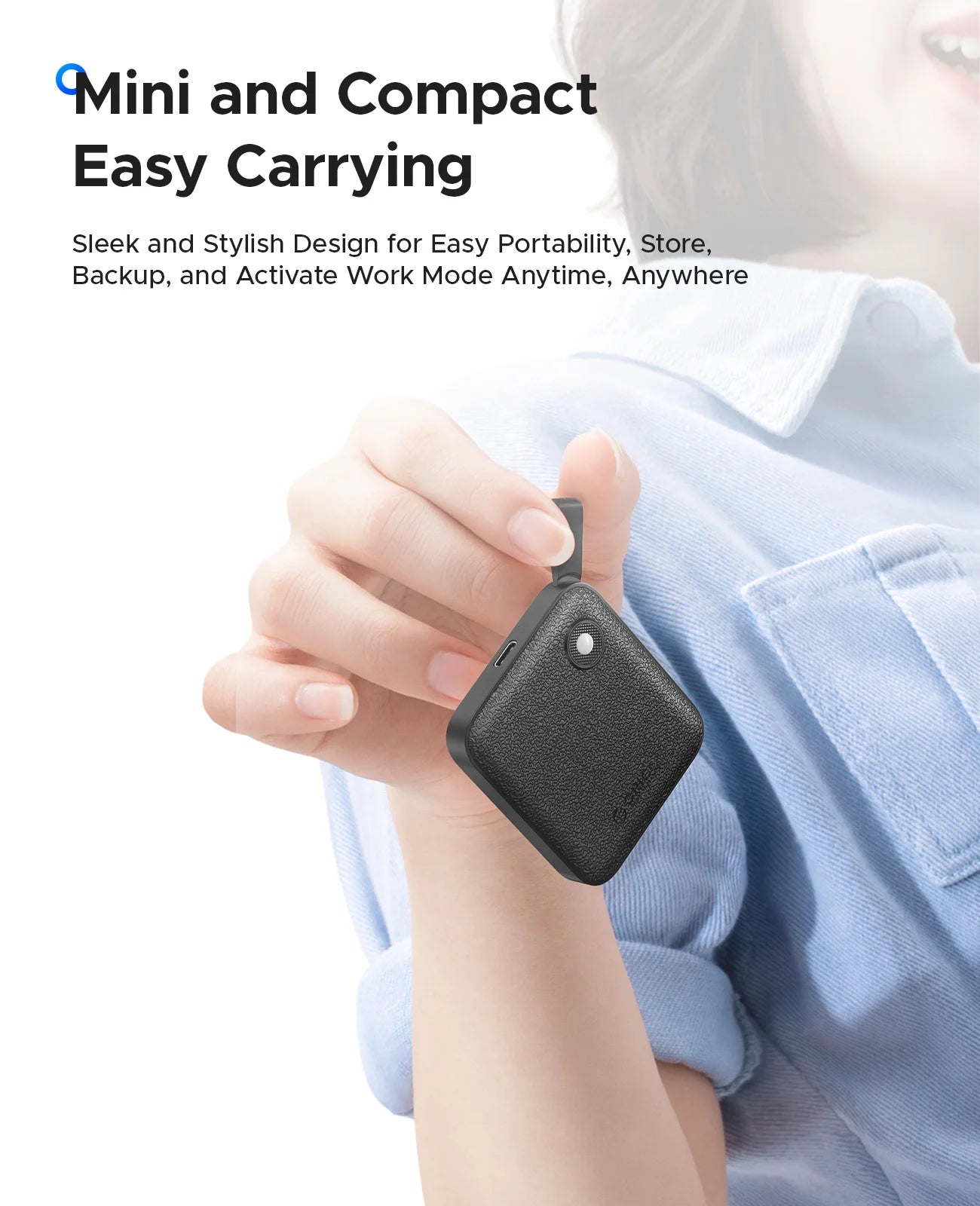 ORICO Portable SSD 560MB/s External Hard Drive for iPhone 15, Mac, PC