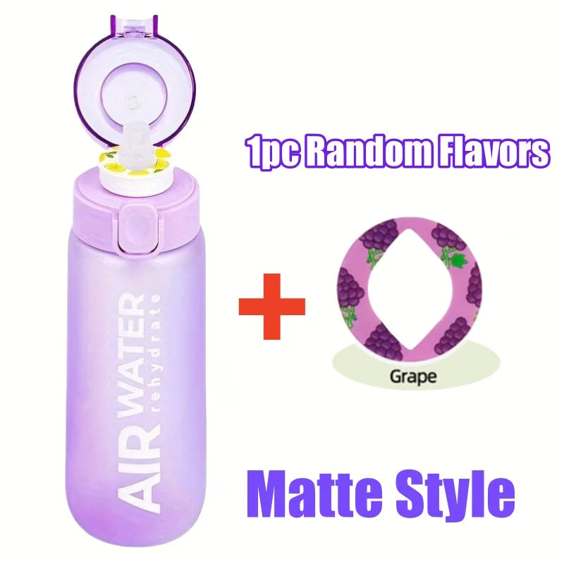 Aroma Water Bottle with 7 Fruit Pods – 750ml Scented Fitness Water Cup