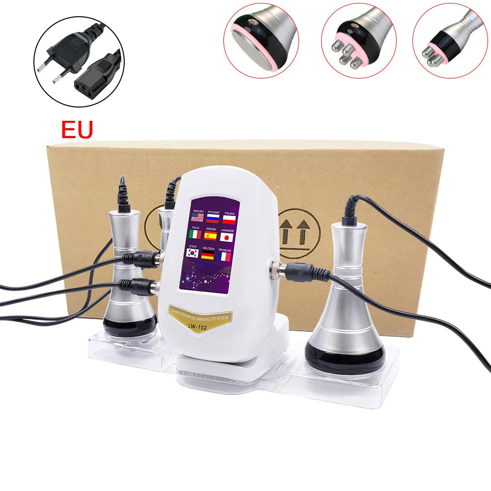 40K Ultrasonic Cavitation RF Body Shaping & Facial Skin Tightening Slimming Machine - 18