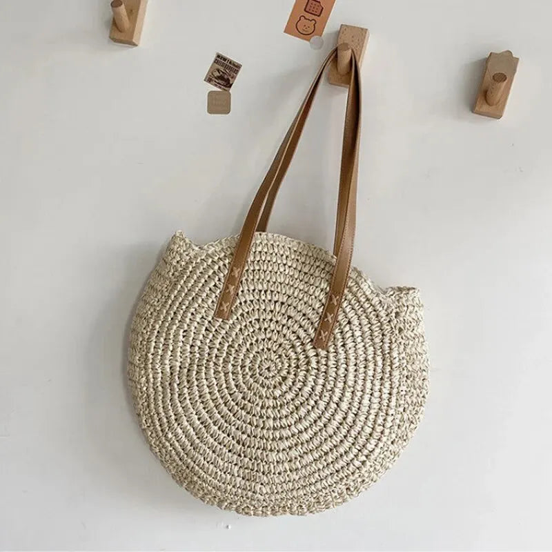 Luxury Woven Summer Straw Tote