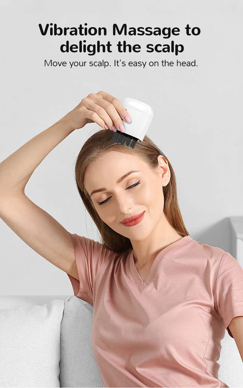 Electric Scalp Massager Comb with Vibration and Red Light Therapy for Hair Growth - 7