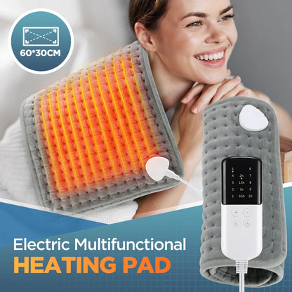 Electric Heating Pad for Back, Neck and Leg Pain Relief with Temperature Control