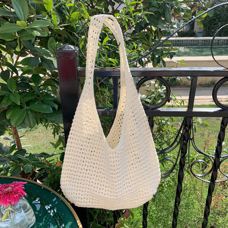 Luxury Bohemian Crochet Tote