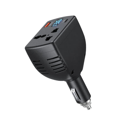 150W Car Power Inverter 12V/24V to 220V with Fast USB Charger & Voltage Monitor