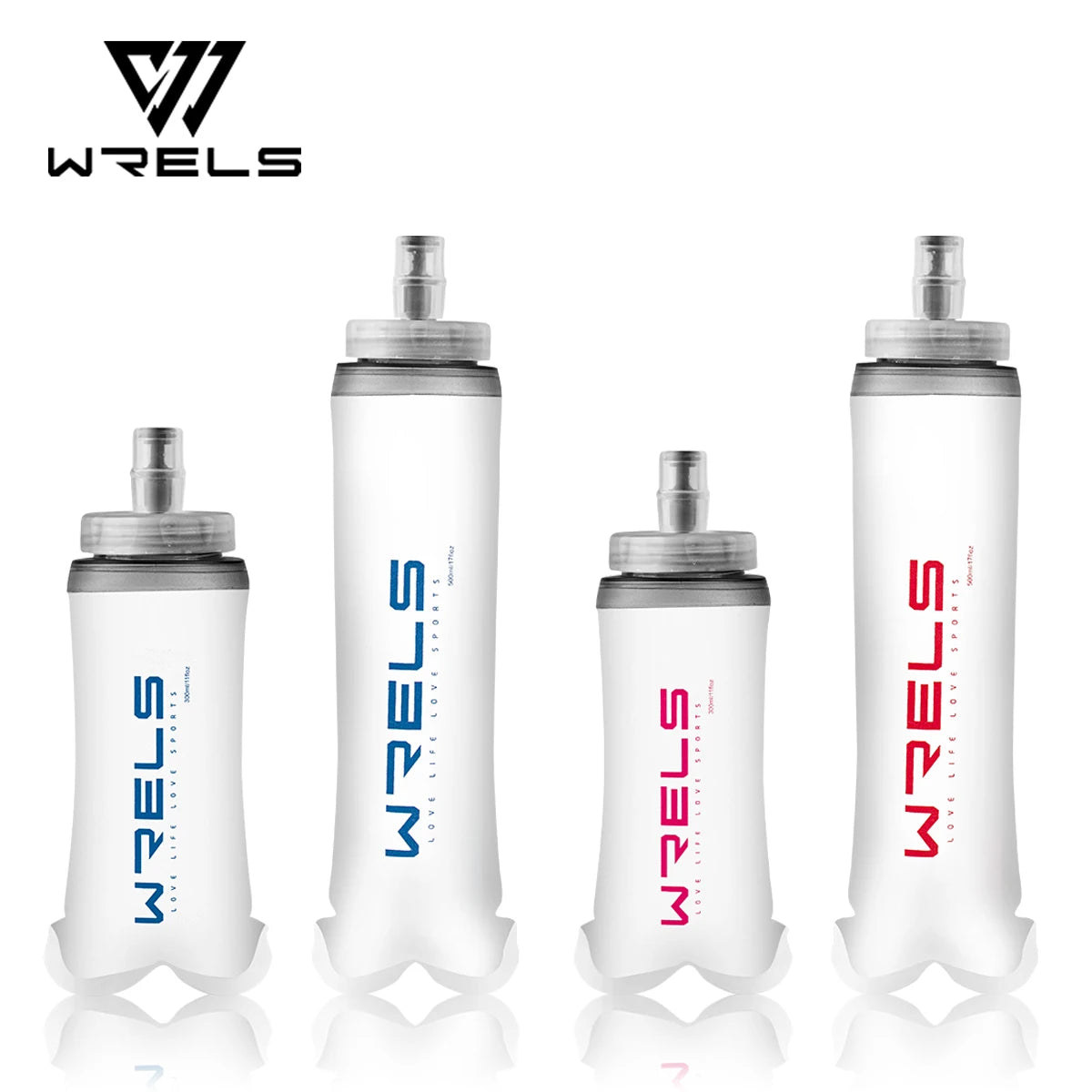 Collapsible Soft Sports Water Bottle - Portable Running & Hiking Flask