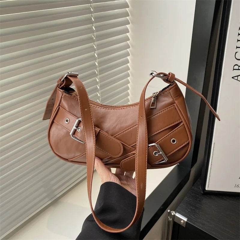 Luxury Vintage Stone Shoulder Bag