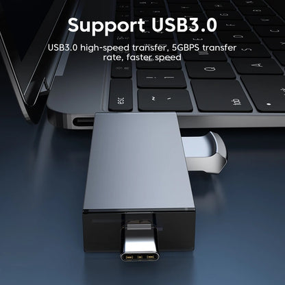 7-in-1 Universal USB 3.0 Memory Card Reader & Type-C OTG Adapter