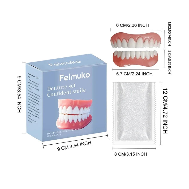 Premium Temporary Smile Veneers - Comfortable Fit for Missing or Chipped Teeth - 20