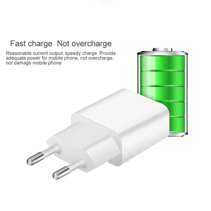 20W USB Fast Wall Charger with Type-C Cable for Smartphones & Tablets