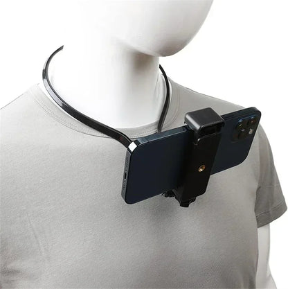 Hands-Free Neck Phone Mount for First-Person POV Video Recording