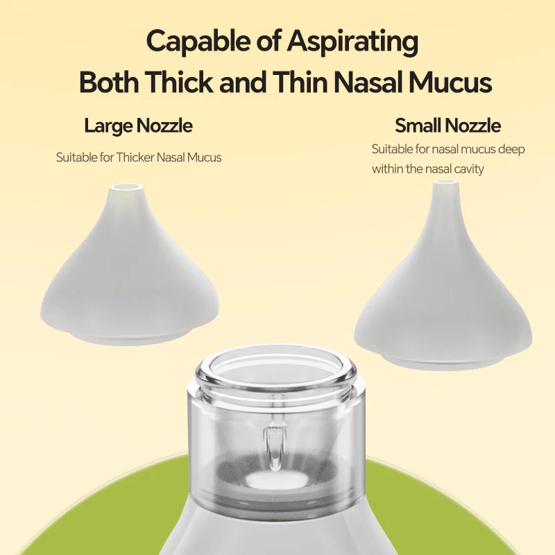 Electric Baby Nasal Aspirator - Rechargeable Nose Cleaner for Congestion Relief