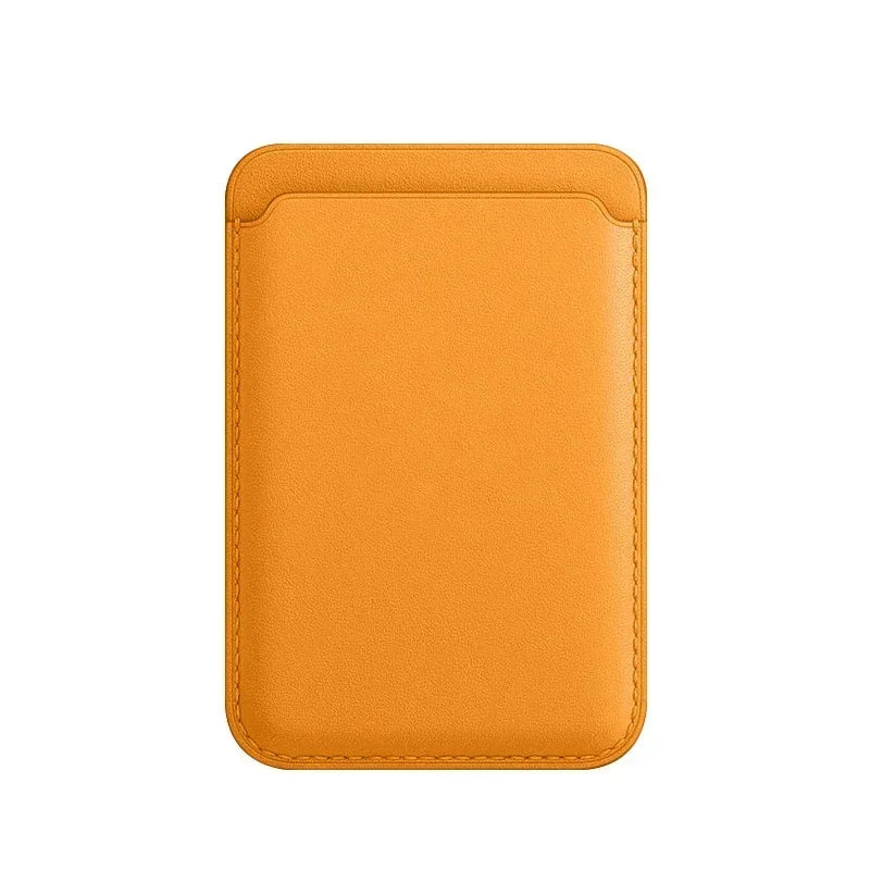 Magnetic Leather Wallet Case for iPhone & Samsung - Slim Card Holder Cover - 16