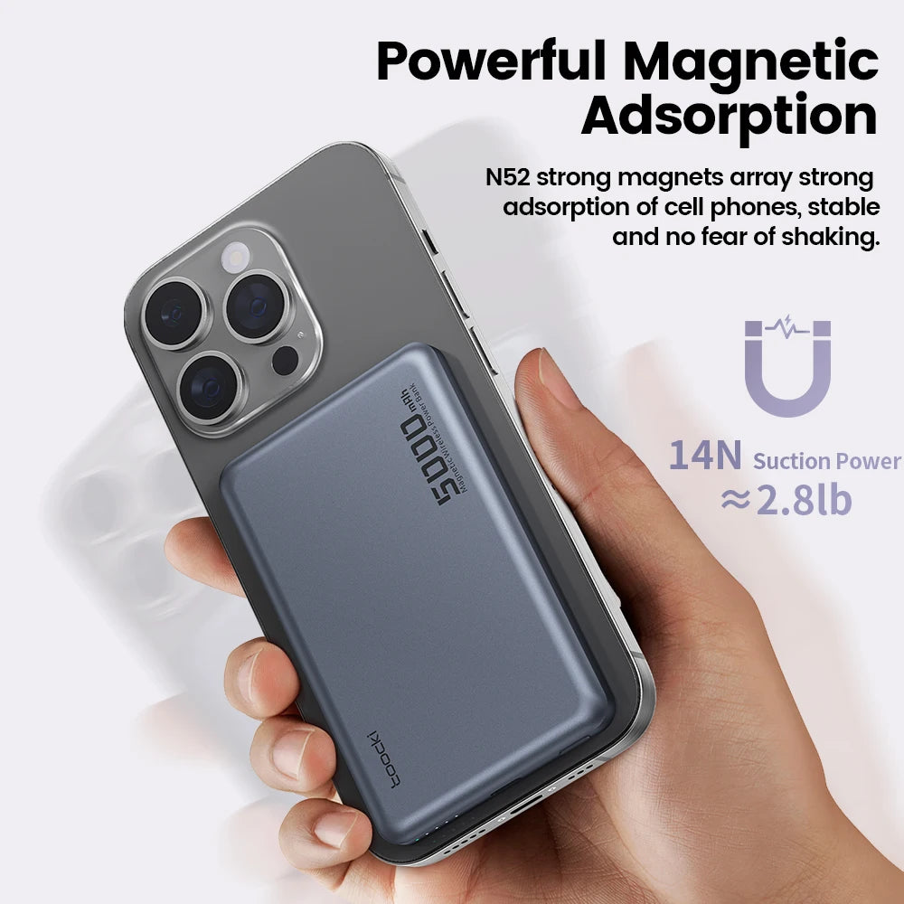 Magnetic Wireless Power Bank 10000mAh 20W Fast Charger for iPhone