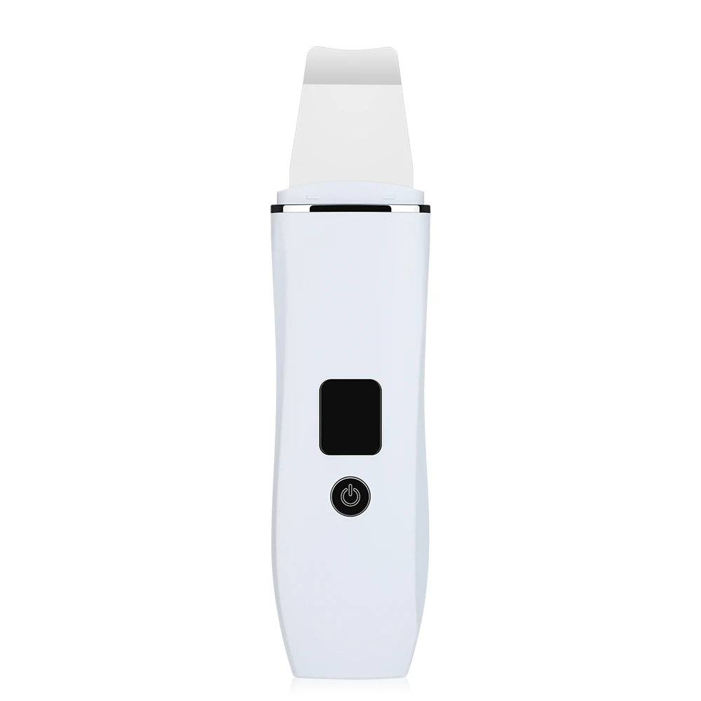 Ultrasonic Facial Skin Scrubber - Deep Pore Cleansing & Lifting Spatula Device - 17