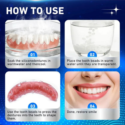 Instant Snap-On Smile Veneers – Custom Fit Reusable Cosmetic Teeth Restoration