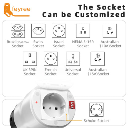Type 2 V2L Electric Vehicle Discharger Adapter for Chinese EV Camping