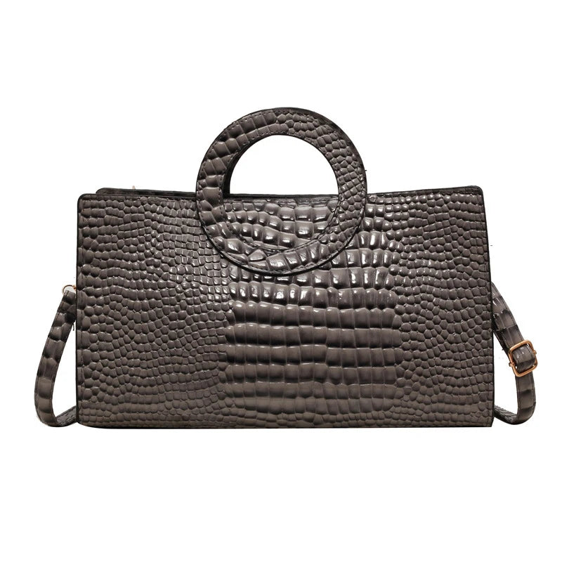 Luxury Crocodile Pattern Tote