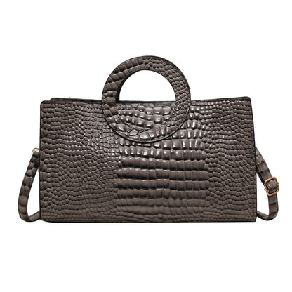 Luxury Crocodile Pattern Tote