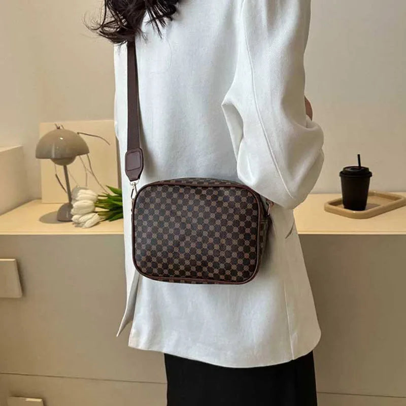 Trendy Plaid Crossbody
