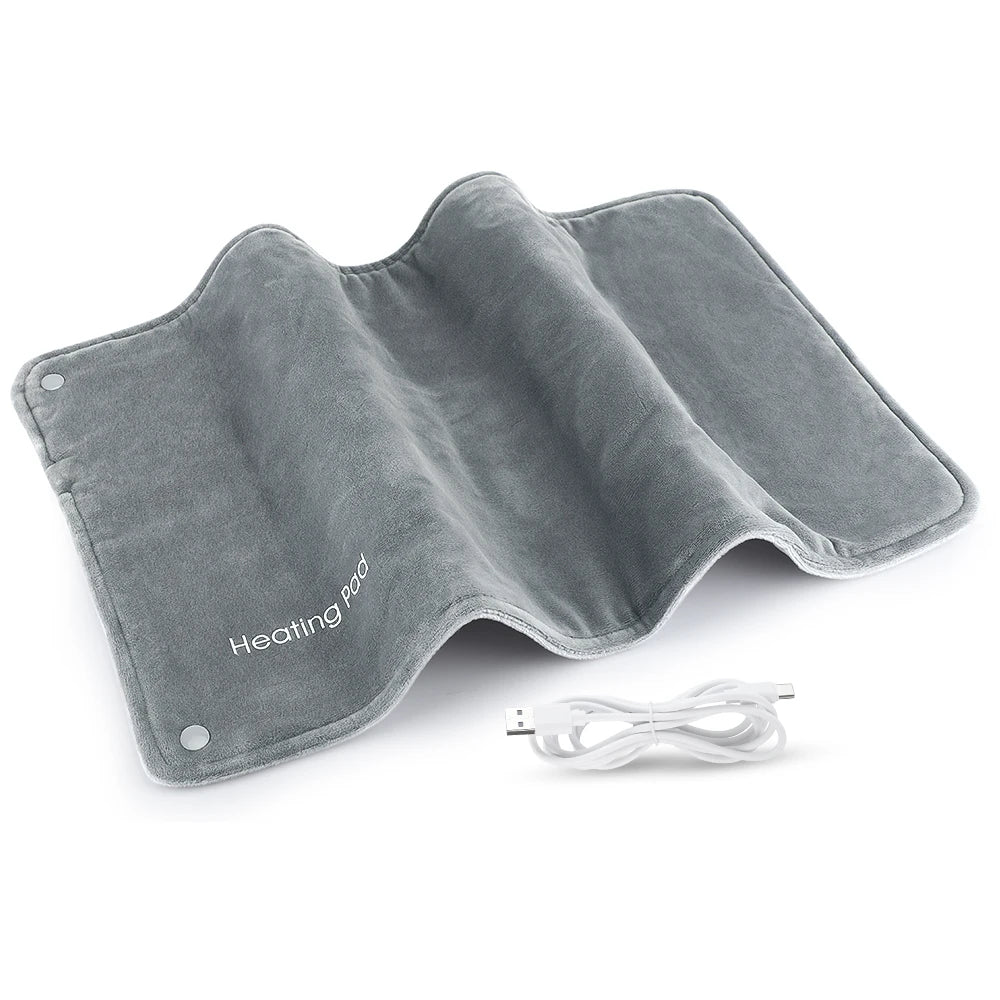 USB Graphene Smart Thermostat Hand Warmer - Portable Heated Warming Bag for Office