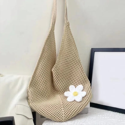 Luxury Bohemian Hollow Straw Tote