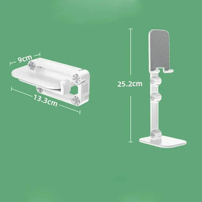 Adjustable Foldable Desk Phone & Tablet Stand - Universal Mount