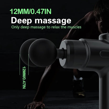 8-Head Deep Tissue Muscle Massage Gun for Pain Relief